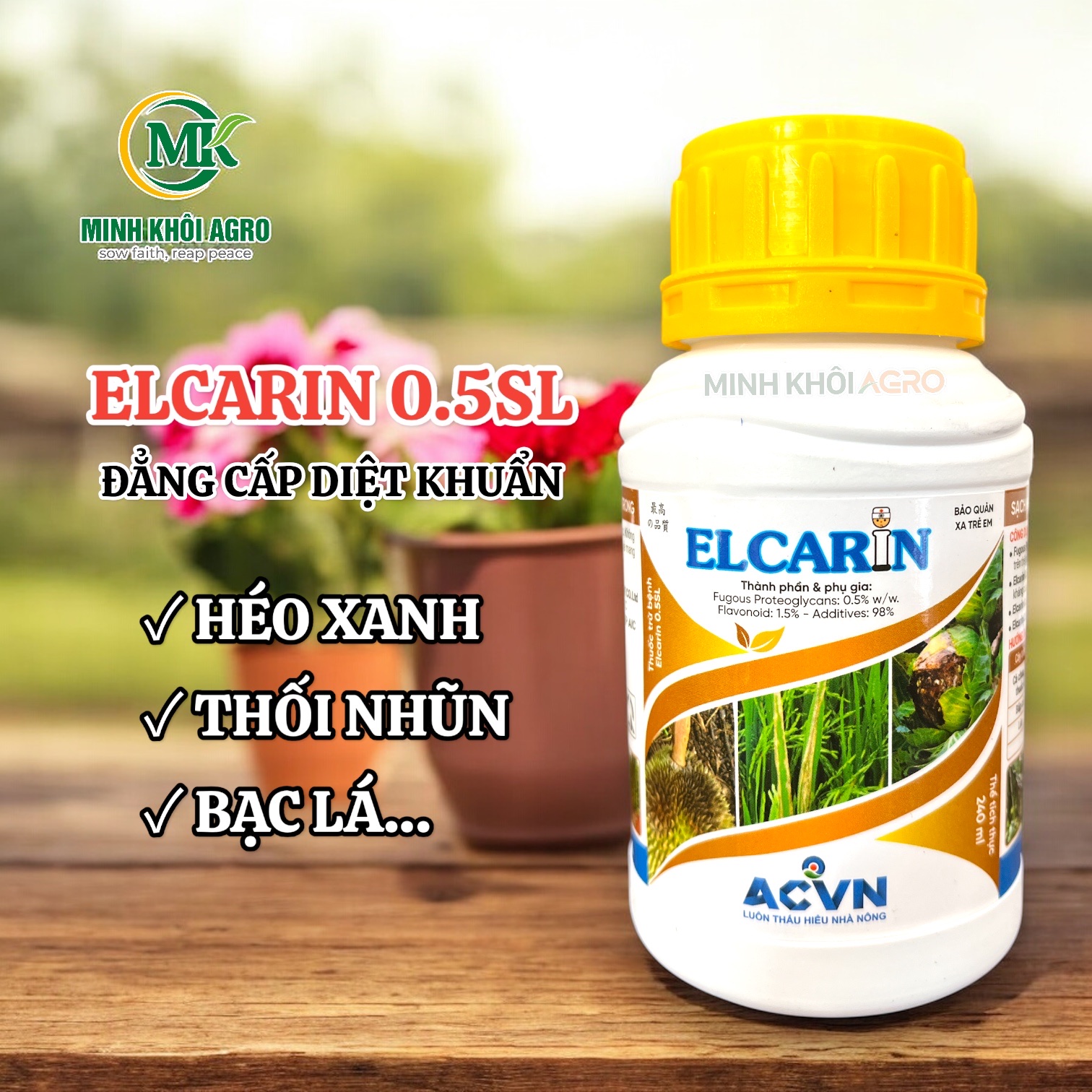 Thuốc trừ bệnh ELCARIN 0.5SL - Chai 240ml
